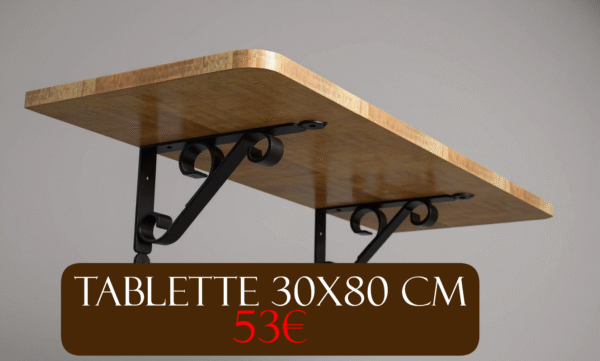 Élément d'un parcours mural : étagère de 30x80.