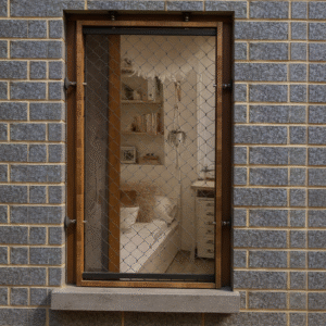 Ce filet solide, discret et adaptable à la plupart des fenêtres, se fixe facilement sans abîmer vos murs. Idéal pour une sécurité efficace, en toute simplicité.