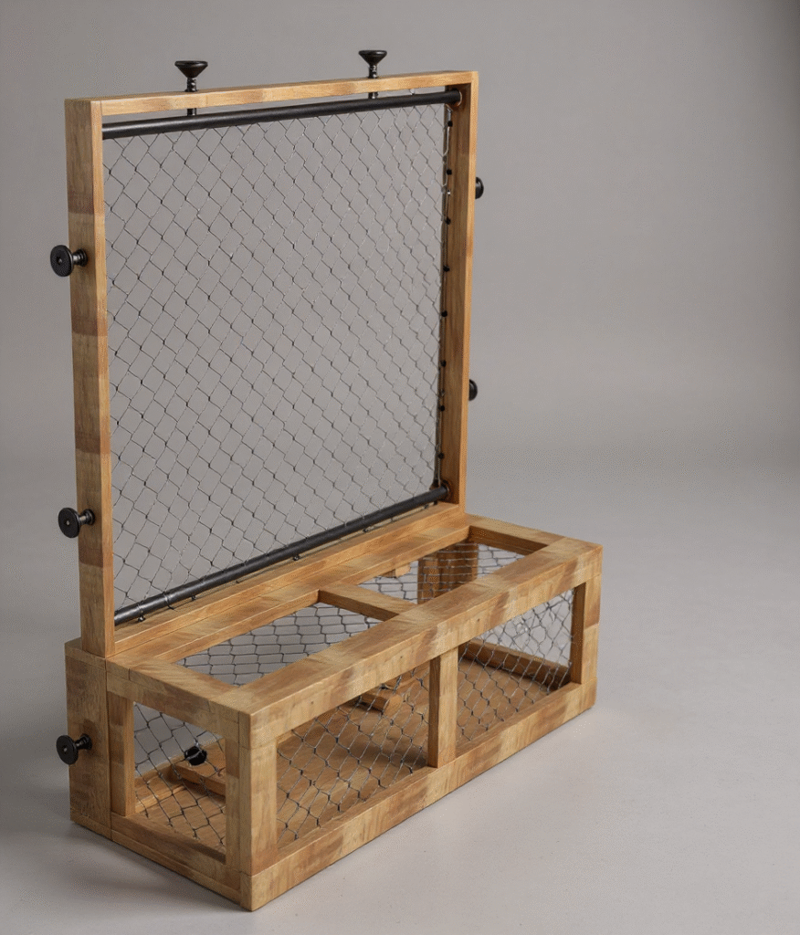 Filet de protection et de sécurité adapté à vos ouvertures. À commander après avoir validé votre commande de plateforme.